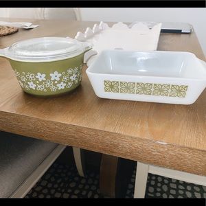 Vintage Pyrex spring blossom